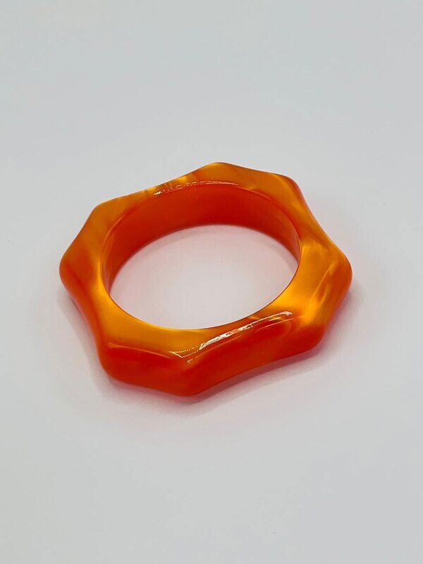 Capdeco Napkin Ring Orange RS34