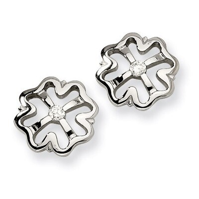 Cz Earrings Stainless Steel SRE152