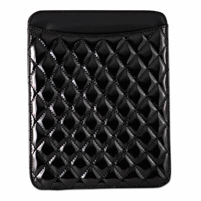 Black Diamond Pattern Patent Polyurethane Tablet Holder GM8285, MPN: GM8285,