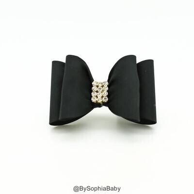 Black Bow Black Bow Hair Clip Bow Hair Clip Toddler Black Hair Clip Girls Bow Hair Clip Big Bow Hai…