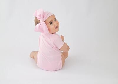 Baby Head Wrap, Baby Headwrap, Light Pink Baby Headband, Baby Turban, Toddler HeadWrap, Girls Headw…