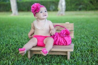 Pink Flower Handbag Girls Pink Purse Girls Pink Handbag Pink Baby Headband Photography Prop Girl He…