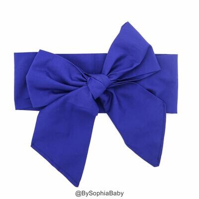 Baby Head Wrap, Baby Headwrap, Blue Baby Headband, Baby Turban, Toddler HeadWrap, Girls Headwrap Tu…
