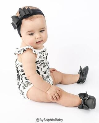 Baby Headband Black Big Bow Headband Black Baby Headband Newborn Headband Big Bow Headband Bow Head…