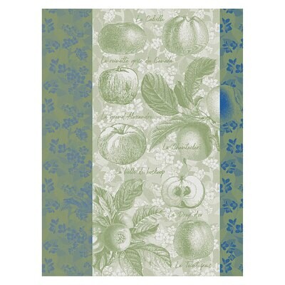 Le Jacquard Francais Pommes A Croquer Green Tea Towel 24 x 31 Inch 27510 Set of 4, MPN: 27510, 3660…