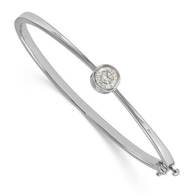 Si1/Si2, Ghi, Bezel Bangle 14k White Gold Lab Grown Diamond XB184LG, MPN: XB184LG, 883957113630