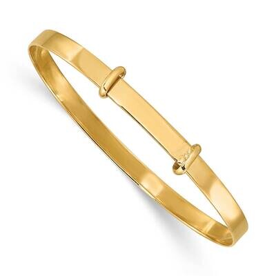 Expandable Baby Bangle 14k Gold Polished GK1084 by Madi K, MPN: GK1084, 191101562440