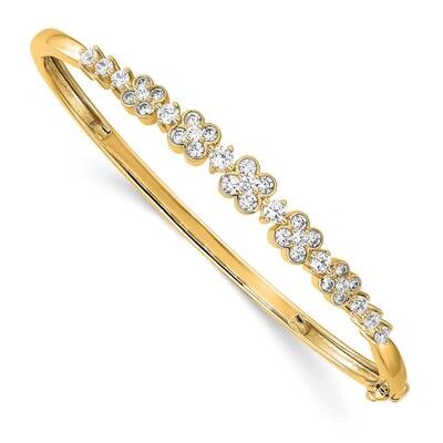 Si1/Si2, G H I, Bangle Bracelet 14k Gold Lab Grown Diamond BM7937-150-YLG, MPN: BM7937-150-YLG, 883…