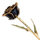 Black Rose Lacquer Dipped Gold Trimmed GP9346, MPN: GP9346, 810391012984