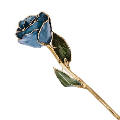 Navy Pearl Rose Lacquer Dipped Gold Trimmed GM8318, MPN: GM8318, 810391017330