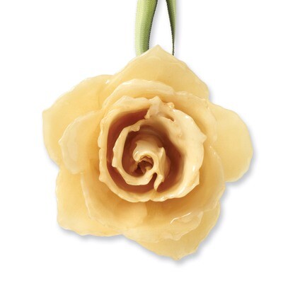 Cream Decorative Rose Lacquer Dipped GM3916, MPN: GM3916, 810391015787