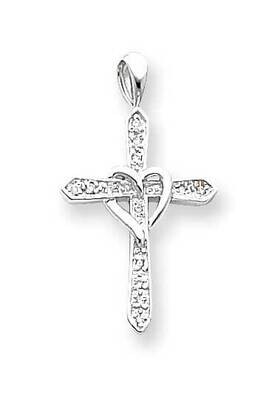 Vs Diamond Cross Pendant 14k White Gold XP982VS, MPN: XP982VS, 883957994093