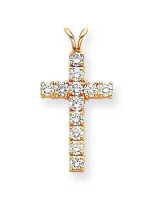 VS Diamond Cross Pendant 14k Gold XP97VS, MPN: XP97VS, 883957994031