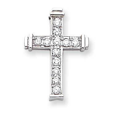 A Diamond Cross Pendant 14k White Gold XP95WA, MPN: XP95WA, 883957238609