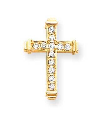 AAA Diamond Cross Pendant 14k Gold XP95AAA, MPN: XP95AAA, 883957212005
