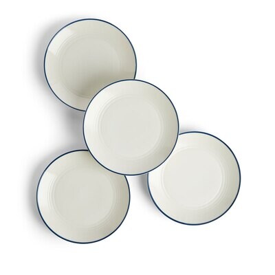 Royal Doulton Maze Denim Line Plate 22Cm 8.5In Set Of 4 1065480, MPN: 1065480, 701587472166