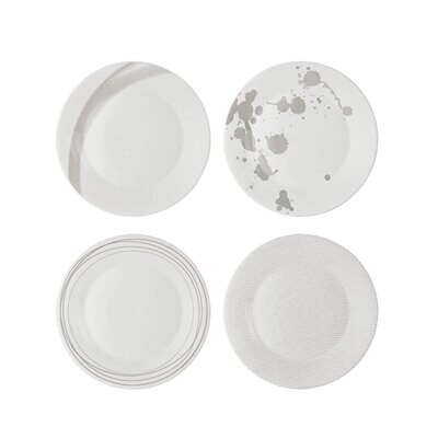 Royal Doulton Pacific Stone Salad Plate 9 Inch Assorted Set Of 4 1061153, MPN: 1061153, 701587464307