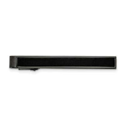 Gun Metal Ip-Plated with Carbon Fiber Inlay Tie Bar Stainless Steel Polished SRT126 by Chisel, MPN:…