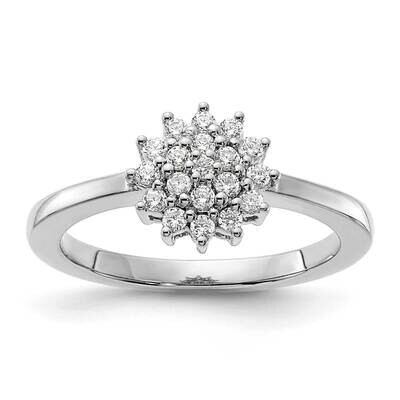 Si1/Si2, G H I, Cluster Ring 14k White Gold Lab Grown Diamond RM9126-028-WLG, MPN: RM9126-028-WLG, …