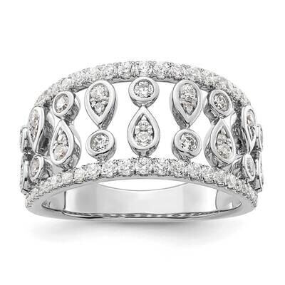 Si1/Si2, G H I, Ring 14k White Gold Lab Grown Diamond RM9151-071-7WLG, MPN: RM9151-071-7WLG, 883957…