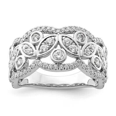 Si1/Si2, G H I, Ring 14k White Gold Lab Grown Diamond RM9153-090-7WLG, MPN: RM9153-090-7WLG, 883957…