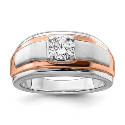 Si1/Si2, G H I, Men&#39;s Ring 14k Gold Lab Grown Diamond RM9056-075-10WRLG, MPN: RM9056-075-10WRLG, 88…