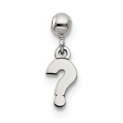Question Mark Charm Sterling Silver Dangle QMM212, MPN: QMM212,