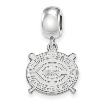 LA 1919 Reds World Series Champs Small Dangle Bead Charm Sterling Silver Rhodium-plated SS001RDS19,…