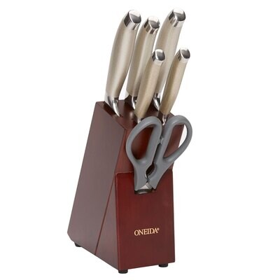 Oneida 7 Piece Stainless Steel Peened Cutlery Set 55272L20, MPN: 55272L20, 78737552727