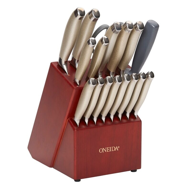 Oneida 18 Piece Stainless Steel Peened Cutlery Set 55274L20