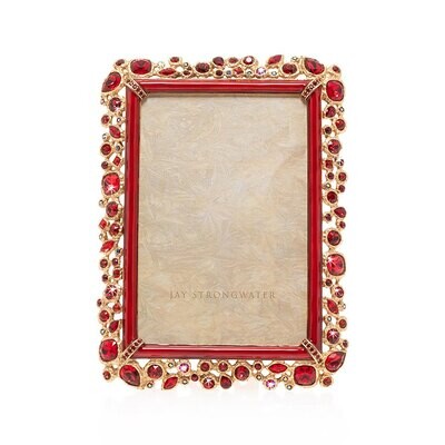 Jay Strongwater Emery Bejeweled 4 X 6 Inch Picture Frame SPF5813-224, MPN: SPF5813-224, 848510023528