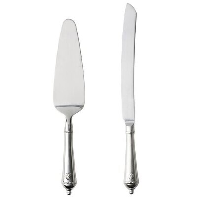 Juliska Berry &amp; Thread Bright Satin Cake Knife &amp; Server Set FWBT18SET/57, MPN: FWBT18SET/57, 814057…
