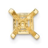 Square Center Head with Peg Head 3.5mm Setting 14k Gold YG2625-2, MPN: YG2625-2,