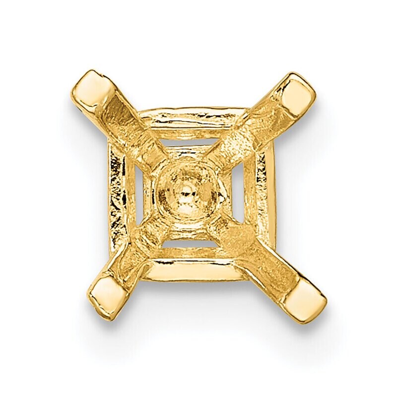 Square Center Head with Peg Head 3.5mm Setting 14k Gold YG2625-2