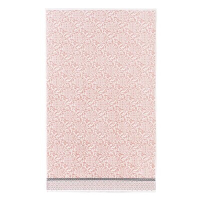 Le Jacquard Francais Charme Pink Bath Towel 28 x 55 Inch 28778 Set of 4, MPN: 28778, 3660269287788
