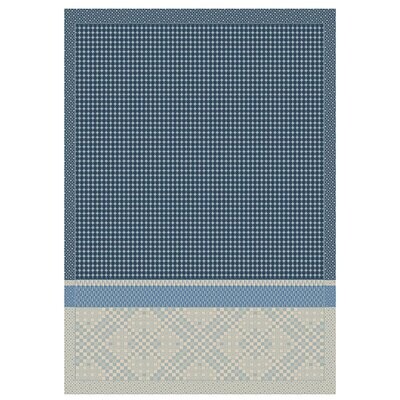 Le Jacquard Francais Essentiel Graphique Blue Hand Towel 21 x 15 Inch 28679 Set of 4, MPN: 28679, 3…