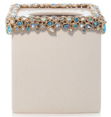 Jay Strongwater Emerson Bejeweled Tissue Box Oceana SDH8891-230, MPN: SDH8891-230, 848510042611