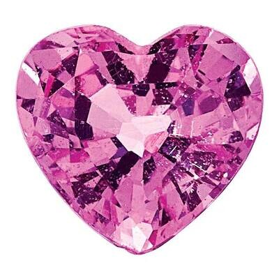 Pink Sapphire 5mm Heart AA Quality SA-0500-HTF-PK-AA, MPN: SA-HTF-PK-AA,