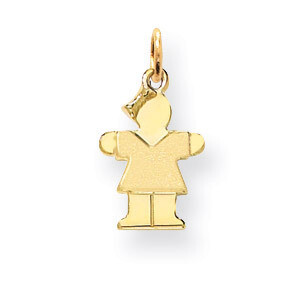 Mini Girl Charm 14k Gold XK836, MPN: XK836, 883957859804