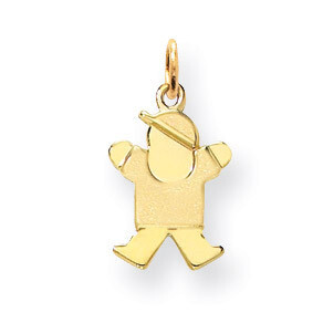 Mini Boy Charm 14k Gold XK835, MPN: XK835, 883957499543