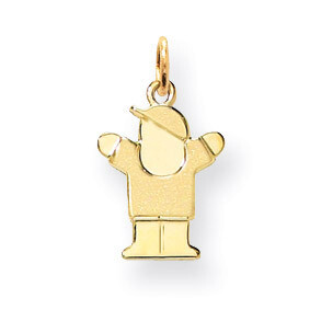 Mini Boy Charm 14k Gold XK834, MPN: XK834, 883957446769