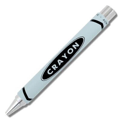 Acme Crayon Chrome Light Blue Retractable Roller Ball Pen PACME3LBLP, MPN: PACME3LBLP