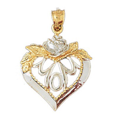 Dazzlers Jewelry Mom Pendant Necklace Charm Bracelet in Yellow, White or Rose Gold 10963, MPN: DZ-1…