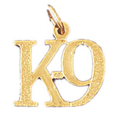 Dazzlers Jewelry K-9 Pendant Necklace Charm Bracelet in Yellow, White or Rose Gold 10914, MPN: DZ-1…