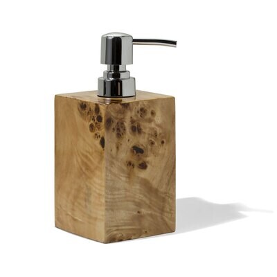 LADORADA Burl Veneer Soap Dispenser SD-BU-CD-0303, MPN: SD-BU-CD-0303,