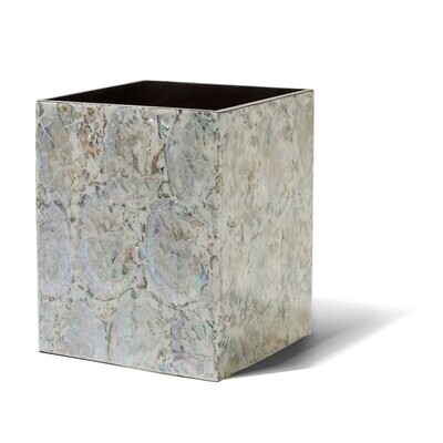 LADORADA Mother of Pearl Natural Wastebin WB-MP-NA-0909, MPN: WB-MP-NA-0909,