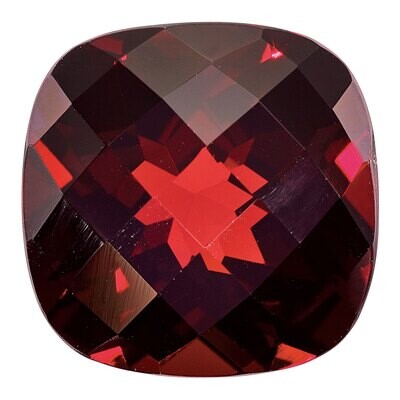 Garnet 12mm Cushion Checkerboard AA Quality Gemstone GA-1200-CUX-AA, MPN: GA-1200-CUX-AA,