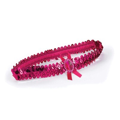 Fuchsia Sequin Garter GM17025