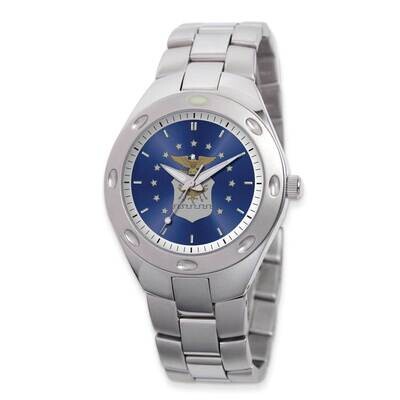 Round Blue Dial US Air Force Watch Stainless Steel XWA4363, MPN: XWA4363,