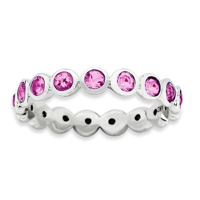 October Swarovski Ring Sterling Silver QSK982, MPN: QSK982, 886774232713